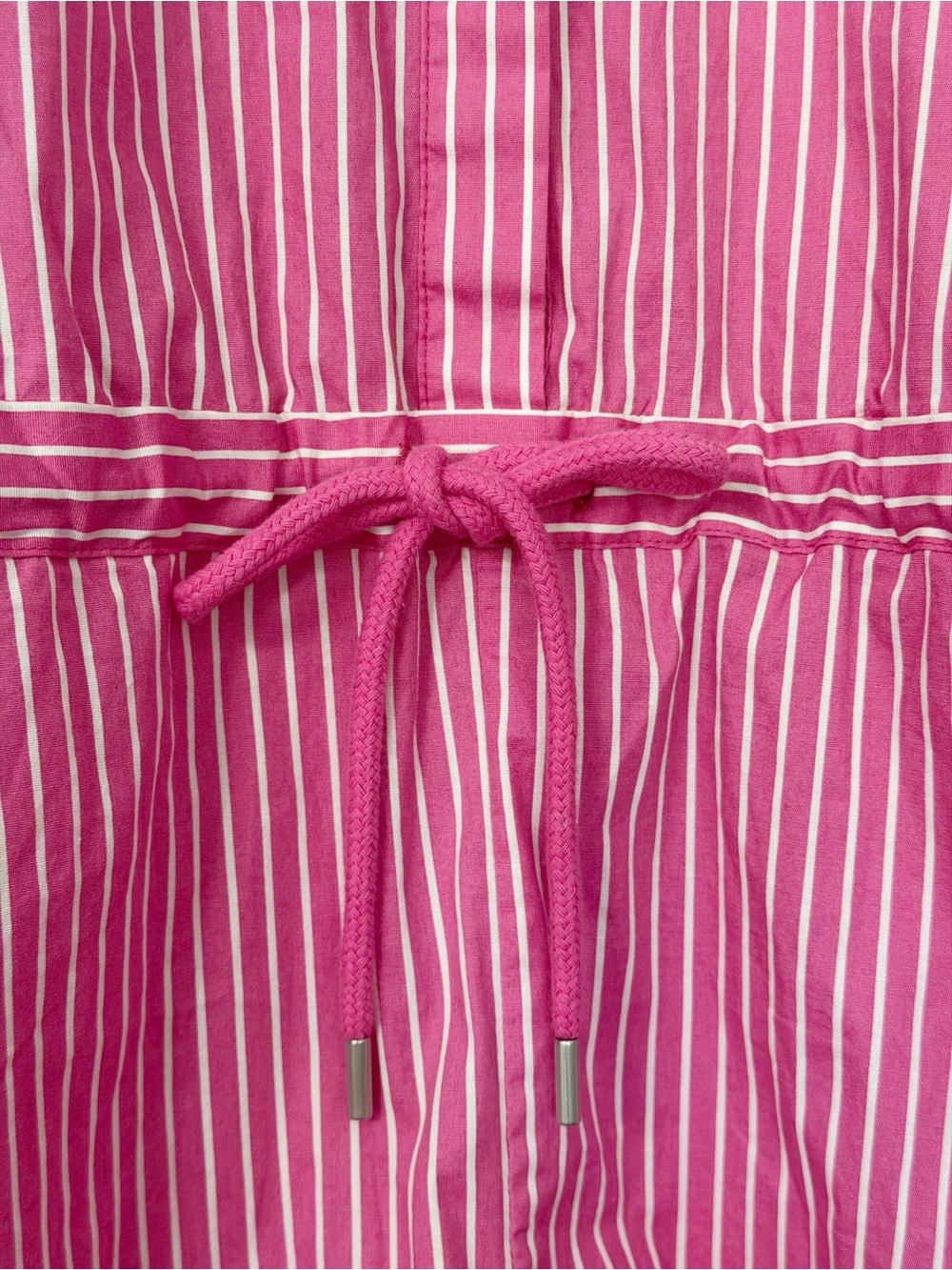 Pistola Amelie Romper in Carnation Pink Stripe Size M - Picture 6 of 13